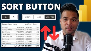 Celebrity How to add a SIMPLE SORT BUTTON // Switch to Asc or Desc, Change Sort By // Power BI Guide in 2023 Profile