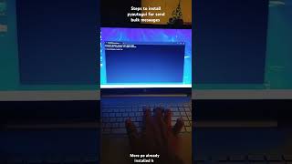 how to install pyautogui in PC with cmd #pyautogui #ethicalhacker #hacker #coding