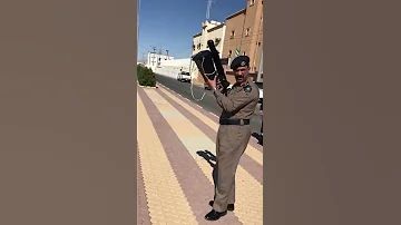 الدفاع المدني السعودي وتجربة البندقية Police Funny اكسبلور السعوديه 