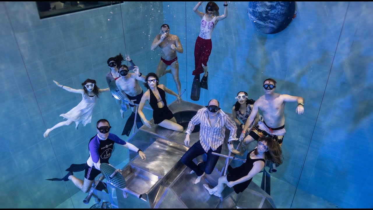 Fun freedive in Y-40. Workshop by Marina Kazankova