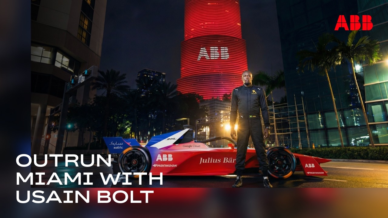 Outrun Miami Tower with Usain Bolt
