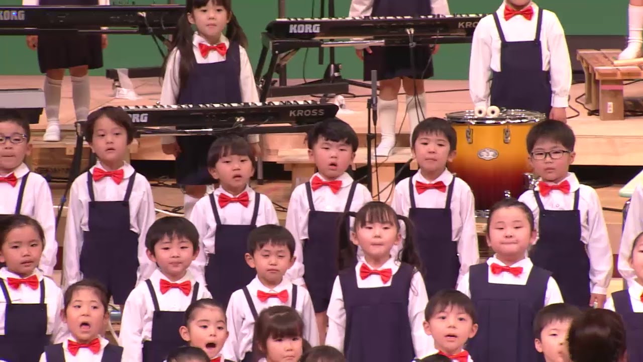 優しさの玉手箱・虹の向こうに　（年中４歳児）　合唱　正進幼稚園　令和元年度