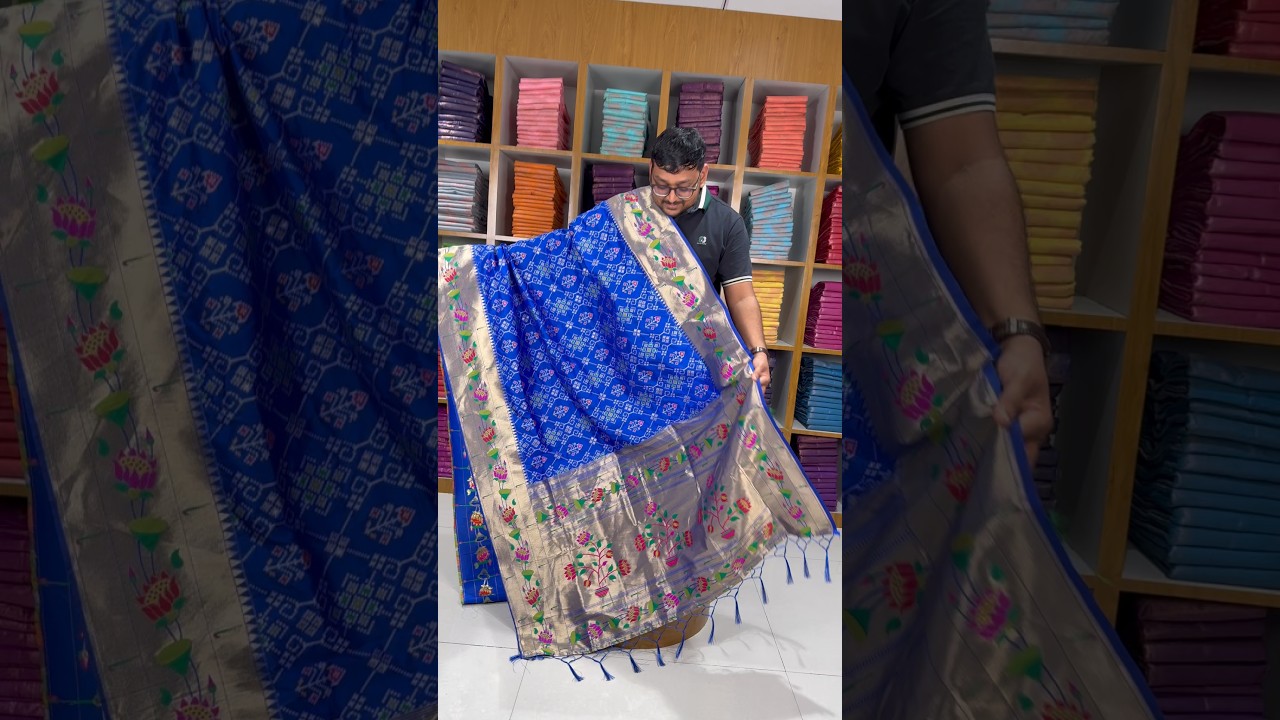 Royal Kanchivaram Patola Paithani Silk Saree