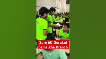 Sure 60 Gurukul Samalkha Branch #motivation #inspector #ssccgl