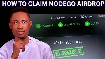 Nodego ($GO) Eligibility checker  and How To Claim  $GO Airdrop.