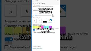 Cách thay đổi hình dạng con trỏ chuột #shorts #windows
