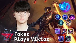 T1 MID Faker Plays Viktor | Watch a Pro Rank Without Downtime