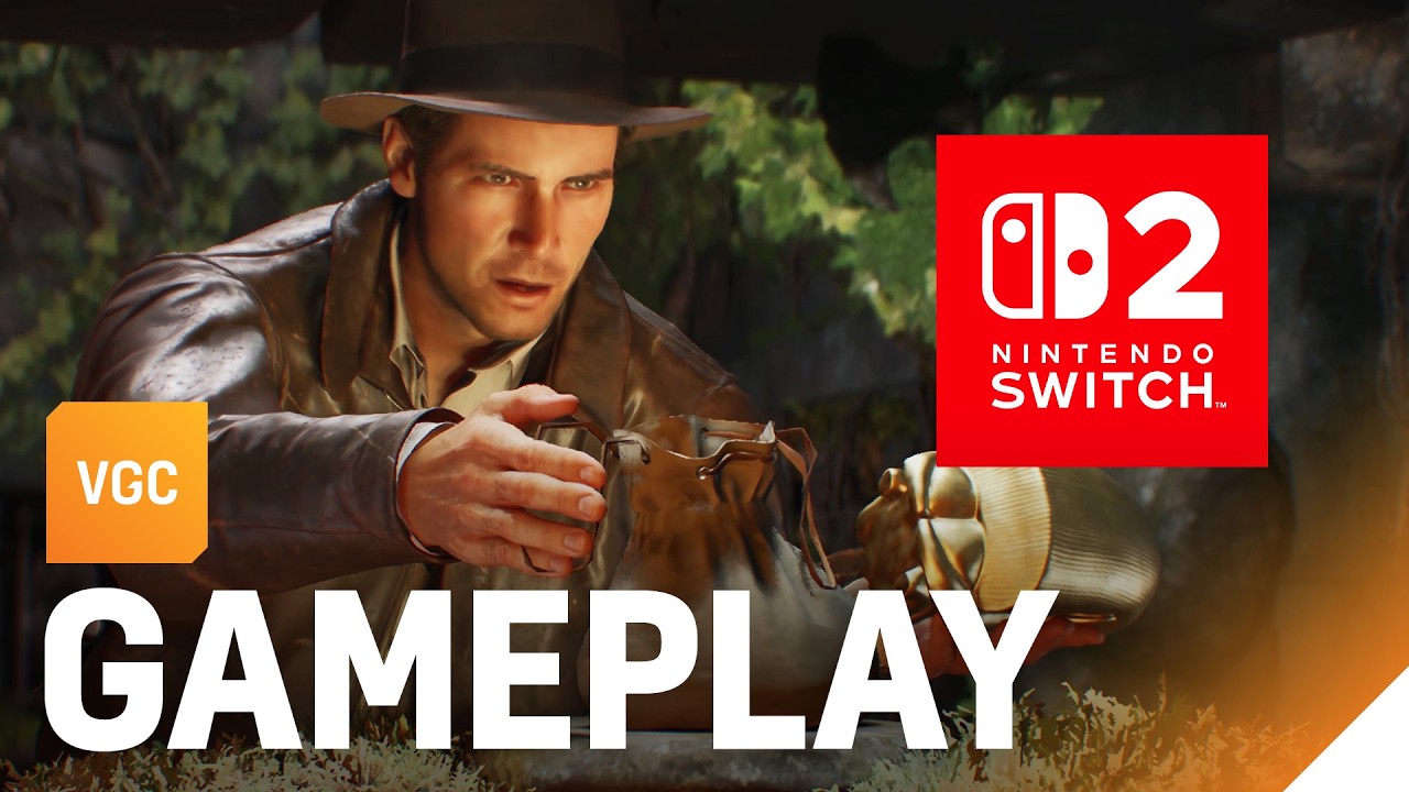 Indiana Jones and the Great Circle Nintendo Switch 2 Docked Gameplay