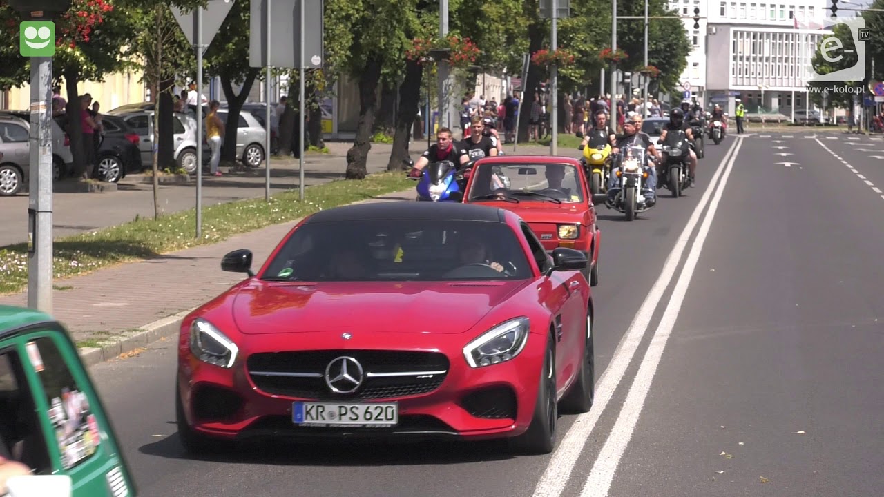 Parada motocykli. Zlot w Kole 2019