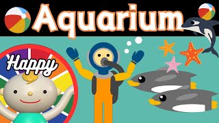 Baby Sensory.【Aquarium】High contrast animation with cute sounds. Calm baby. #BabySensory