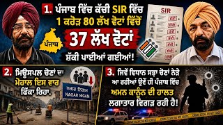 3.7 million out of 18 million votes found suspicious in Punjab's provisional SIR. Bakhtaur Dhillon