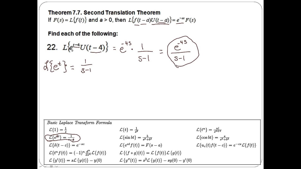 Differential Equations Worksheet 9 22 YouTube