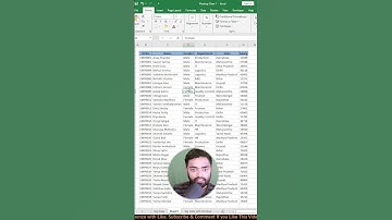 How to make table in excel || AI with Excel #ai #shorts