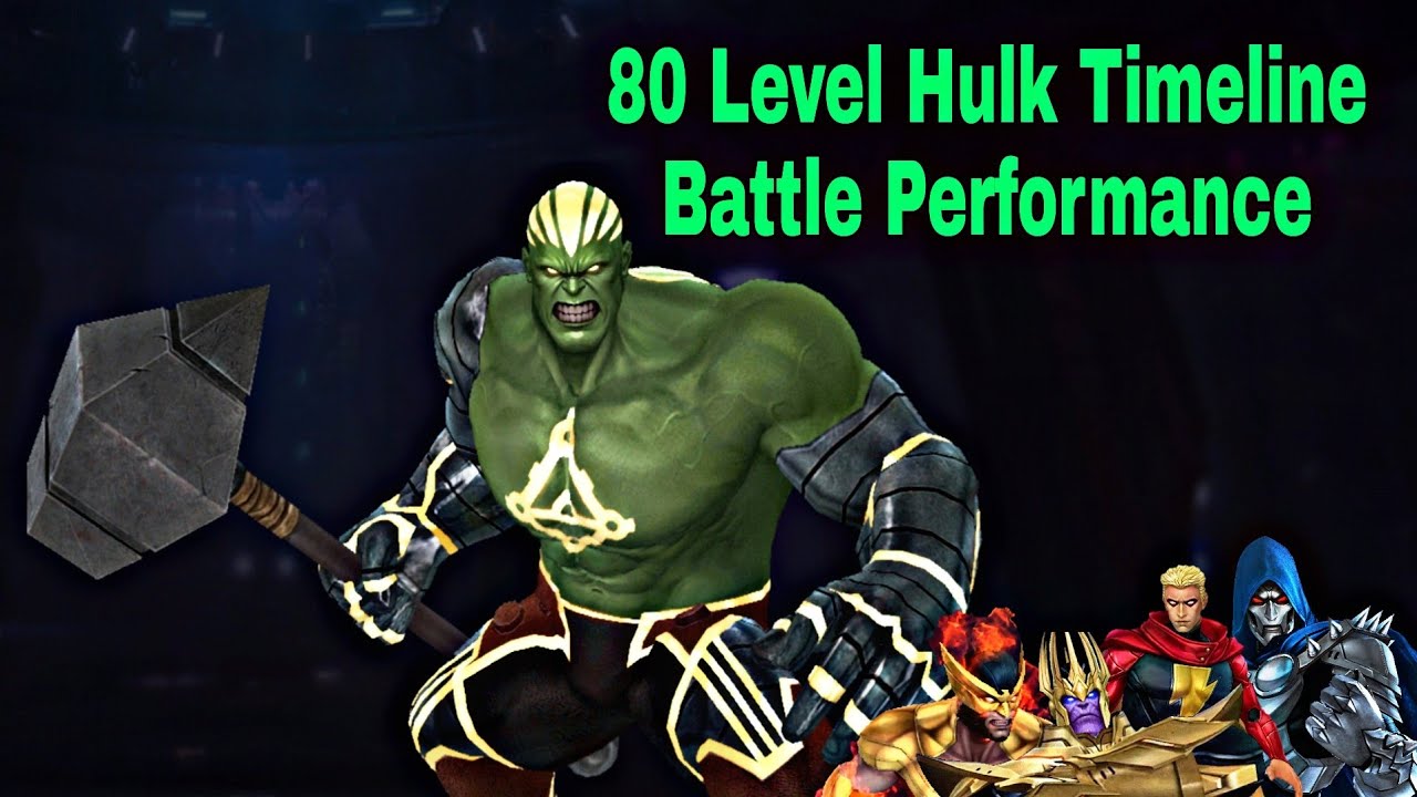 Hulk 80 Level Timeline Battle Guide With New Uniform Marvel Future