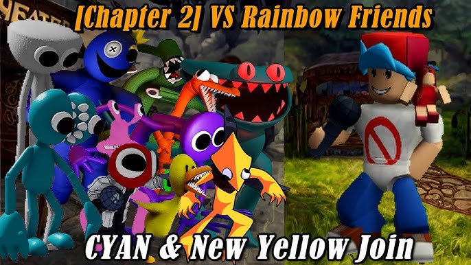 UNAL Rainbow Friends Chapter 1Vs Chapter 2,Purple Rainbow Friends