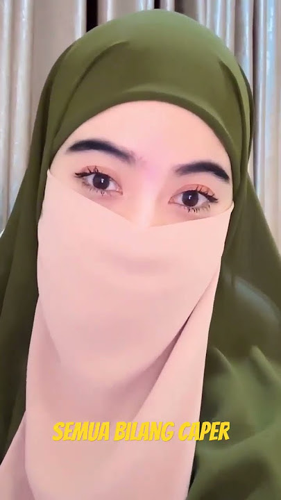 ketika wanita cewek memakai cadar #shorts #cadarmuslimah #muslimah #ukhti