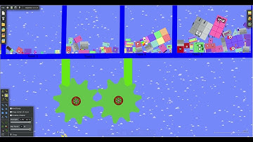 The New Numberblocks Battle 18 in Algodoo (No Sound)