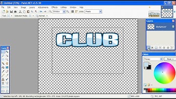How to Make The Club Penguin Logo on Paint.NET (Beginer)