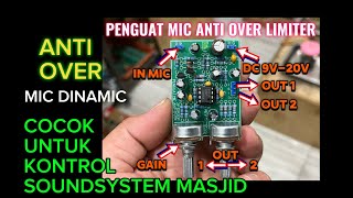 Review of the 2P1DM2OP anti-over 2 potentiometer microphone amplifier
