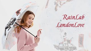 Женский зонт RainLab Pi 101 LondonLove