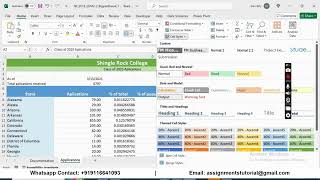New Perspectives Excel 2019 | Module 2: End of Module Project 2 Shingle Rock College