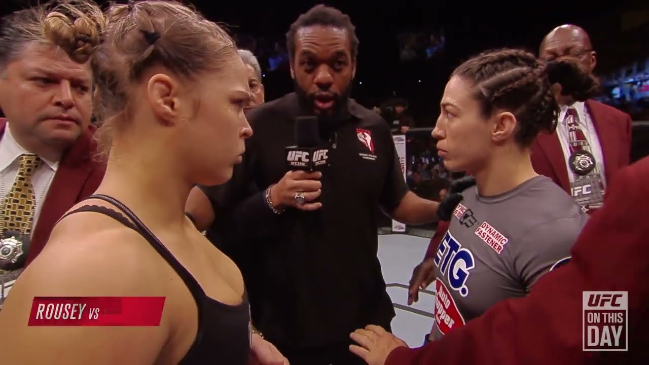 ufc9306  2022  En Este Día - Feb. 22: Ronda Rousey vs Sara McMann