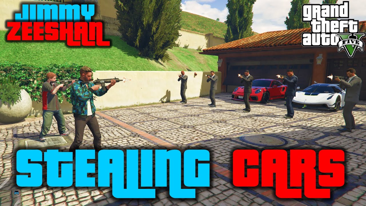Jimmy & Zeeshan Stealing Cars GTA 5 Real Life Mods Koenigsegg