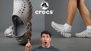 are these the BEST Crocs of 2023?! Croc ECHO Clogs on feet and review screenshot 5