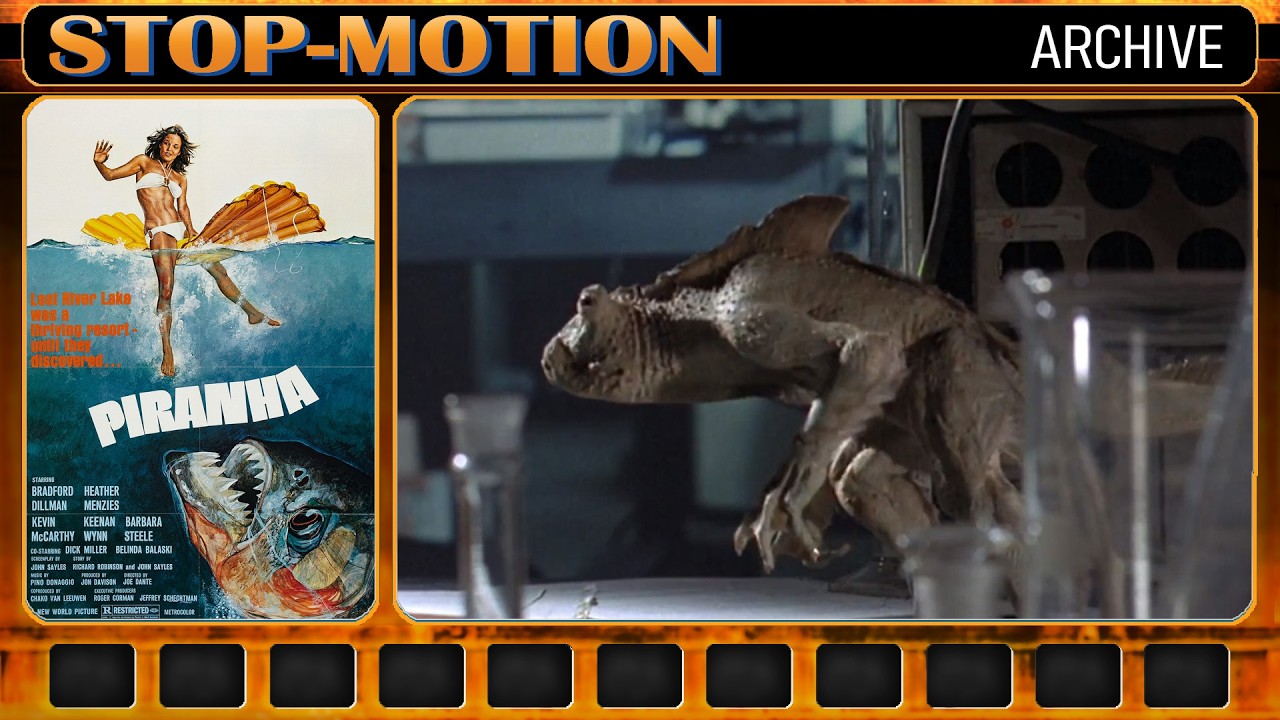 Piranha (1978) Stop-Motion shots - YouTube