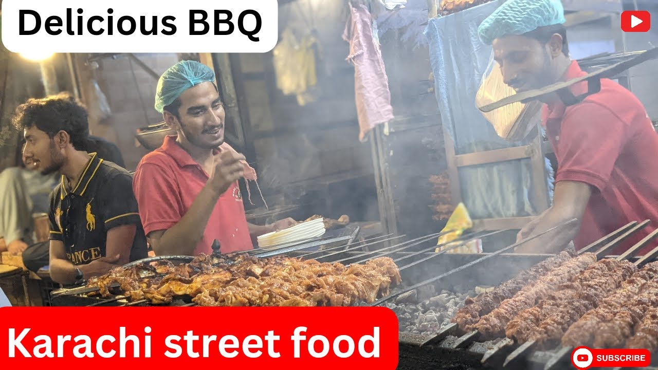 Karachi food street delicious bbq Best restaurant in karachi Best