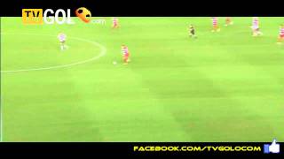 Valencia star Sergio Canales taken out by referee's sliding tackle! [Valencia vs Granada]