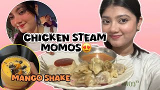 Ghar aa kar sab se pehle dost se mili🥹| sath m banaya momos😋| samreen gallery 