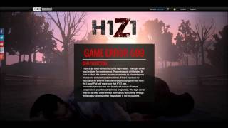 H1Z1 GAME ERROR G99 MALFUNCTION: There is an Issue Connecting to the Login Server  (H1Z1 ERROR G99)