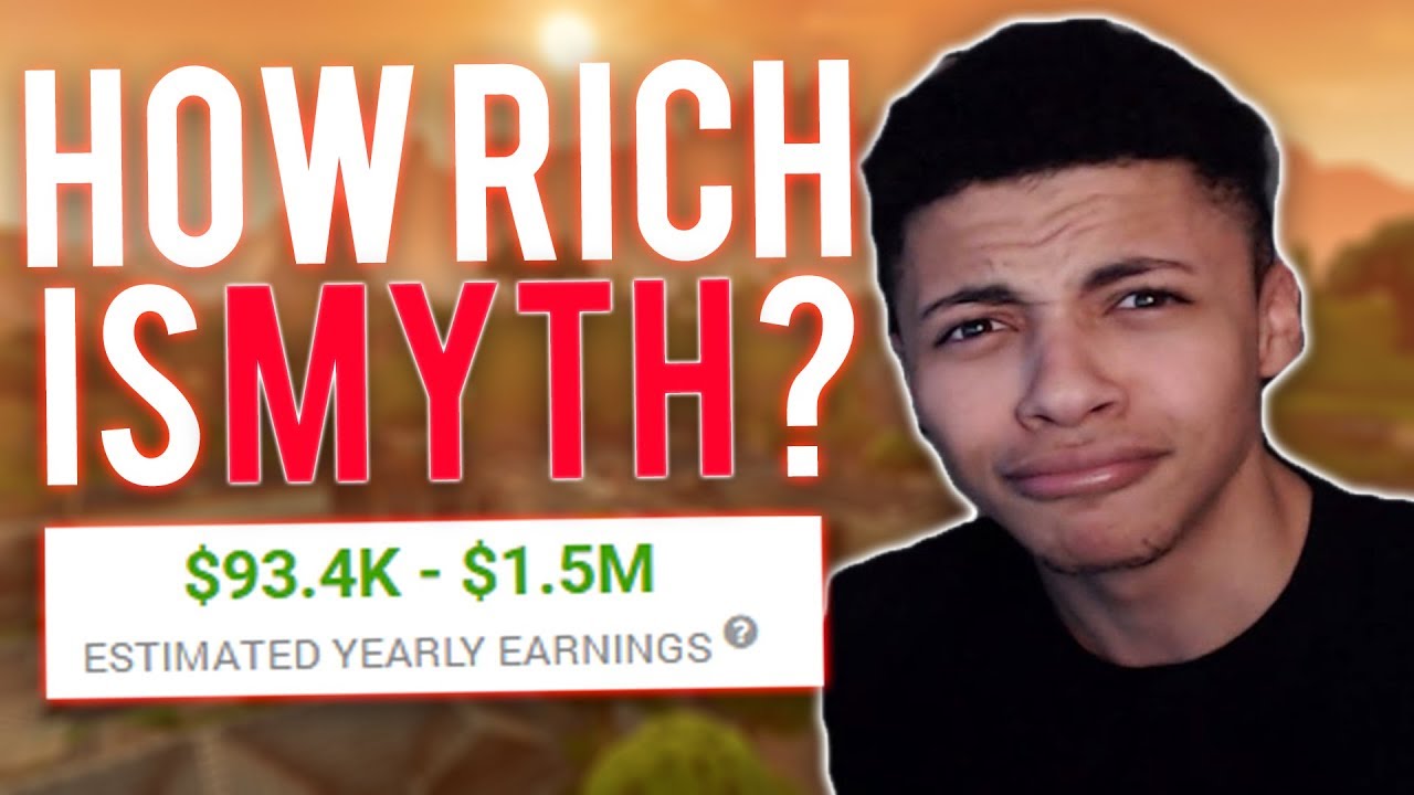 fortnite how rich is tsm myth how much money does myth make myth networth 2018 - fortnite income monthly