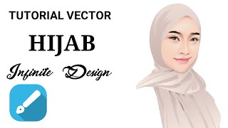 How to make Vector HIJAB Part 4 INFINITE DESIGN screenshot 1