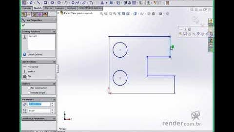 Applying Geometric Relations - "Sketch Relations" -  M3A2 - SOLIDWORKS 2015 Step by Step Course