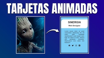 ✅ Crea Tarjetas Animadas "On Hover" Sólo con CSS y HTML
