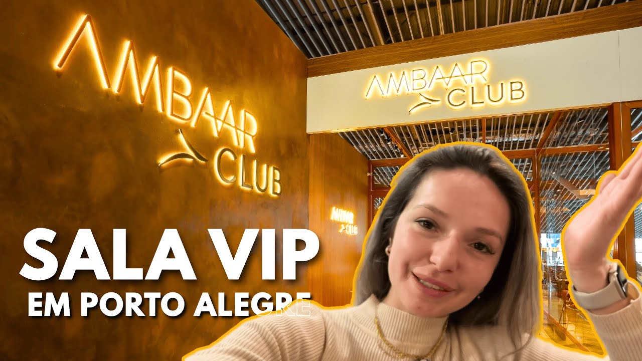 Como é a Sala VIP Ambaar Club no Aeroporto de Porto Alegre (POA)