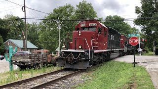 Rock Train Going To The Quarry! Short Line Railroad Action, Both Sides Of Train, Cincinnati Eastern