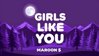 Maroon 5 - Girls Like You Official Lyric Video Pop Hit Featuring Cardi B