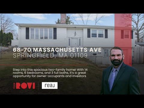68-70 Massachusetts Ave, Springfield, MA home video tour