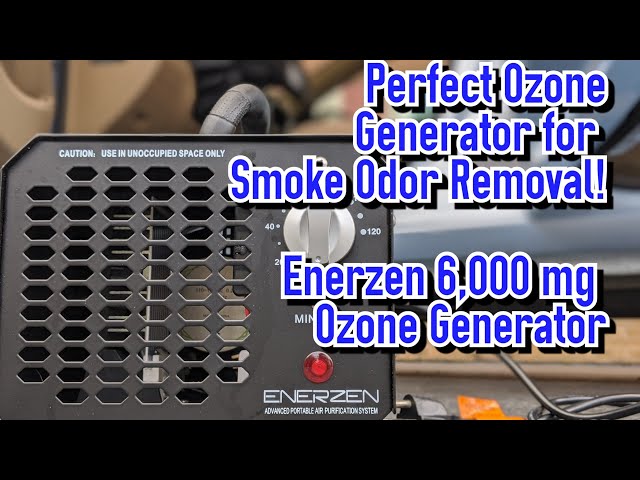 Perfect ozone generator for removing smoke odor (& more) in a car- Enerzen  6,000 mg Ozone Generator!