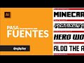 👉Aprende a guardar ARCHIVOS DE ILLUSTRATOR con FUENTES incluidas"