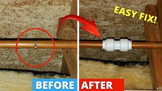 Repair Leaking Copper Pipe