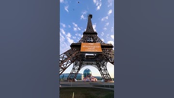 New Eiffel Tower in Kazakhstan, Astana  #animation #vfx #3d #cgi #eiffeltower #france #paris