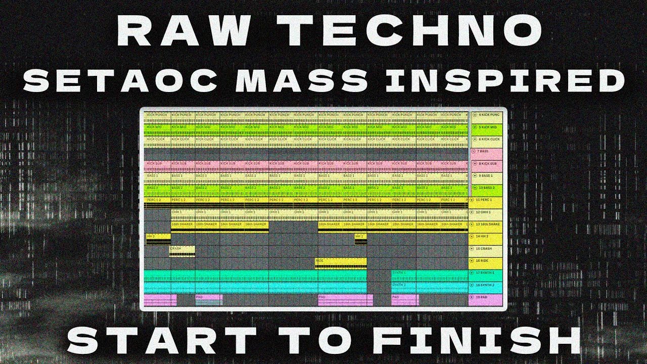 Raw Hypnotic Techno - Start to Finish - Inspired by Setaoc Mass ...