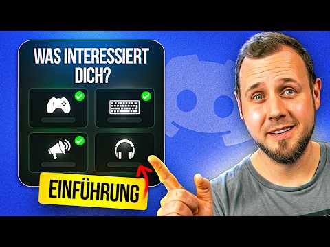 Reaction-Rollen brauchst du nicht mehr! Discord Onboarding einrichten 2026
