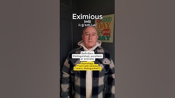 How to pronounce Eximious! English Pronunciation, Meaning, Synonyms, Etymology, and Examples!