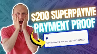 $200 SuperPayMe Payment Proof (Instant Free Cash)