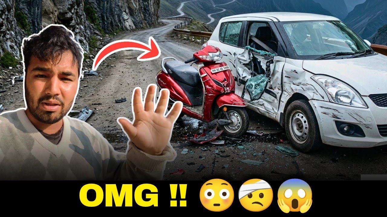 ये क्या हो गया 😳 || Accident Happened Near My House || Pahadi Road Rage 